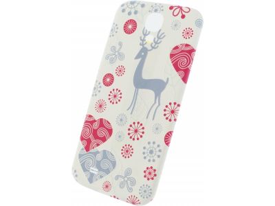 Xccess Battery Cover Samsung Galaxy S4 I9500/I9505 Fantasy White Deer