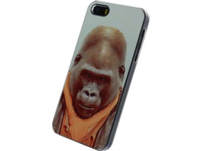 Xccess Metal Plate Cover Apple iPhone 5/5S/SE Funny Gorilla