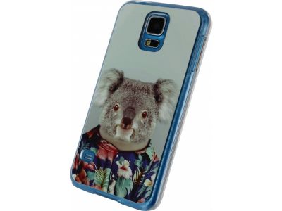 Xccess Metal Plate Cover Samsung Galaxy S5/S5 Plus/S5 Neo Funny Koala