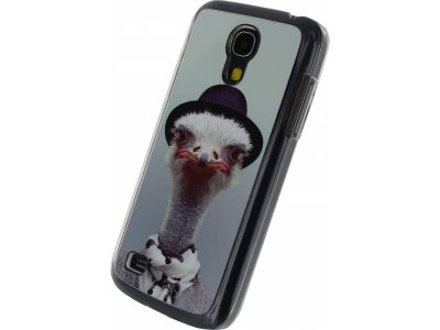 Xccess Metal Plate Cover Samsung Galaxy S4 Mini I9595 Funny Ostrich