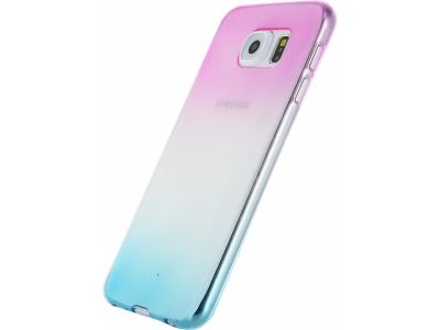 Xccess Thin TPU Case Samsung Galaxy S6 Gradual Blue/Pink