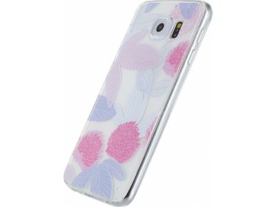 Xccess TPU/PC Case Samsung Galaxy S6 Transparent/Floral Pink