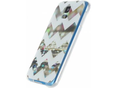 Xccess TPU Hoesje Samsung Galaxy S5/S5 Plus/S5 Neo Wave Colorful Glitter