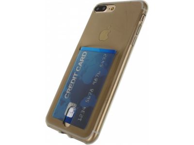 Xccess TPU Card Case Apple iPhone 7 Plus/8 Plus Transparent Grey