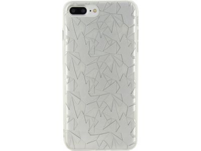 Xccess Flexibel TPU Hoesje Apple iPhone 7 Plus/8 Plus Prism Design - Zilver