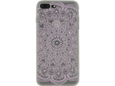 Xccess TPU Case Apple iPhone 7 Plus/8 Plus Mandala with Glitter Stone Pink