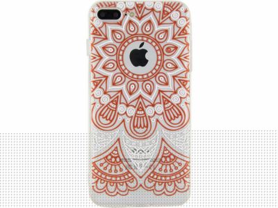 Xccess TPU/PC Case Apple iPhone 7 Plus/8 Plus Transparent/Orange Oriental