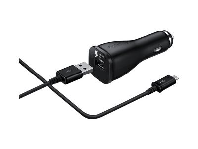 Samsung Auto Snellader Micro-USB Bulk - Zwart