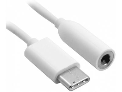 Huawei USB-C naar 3.5mm Adapter - Wit