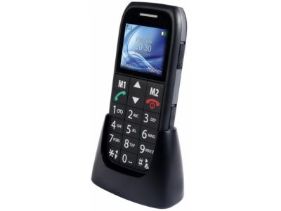FM-7500 Fysic Big Button Comfort GSM Black actie pakket 5+1 gratis
