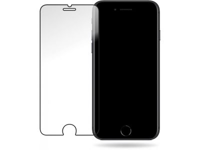Striker Full Glue Ballistic Glas Screenprotector voor Apple iPhone 7/8/SE (2020) - Zwart