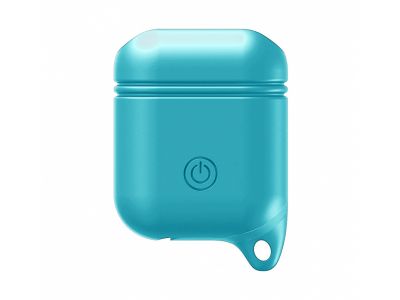 Xccess Shockproof Silicone Case with Hook for Apple Airpods Blue