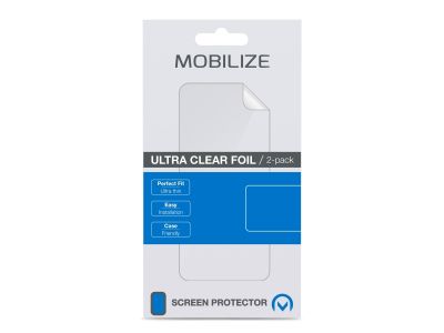 Mobilize Folie Screenprotector 2-pack Motorola Moto E5 Play - Transparant