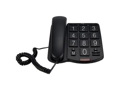 TX-575 Profoon Big Button Bureautelefoon Black