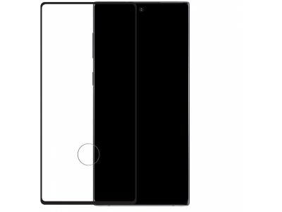 Mobilize Edge-To-Edge Glass Screen Protector Samsung Galaxy Note10+ Black Edge Glue