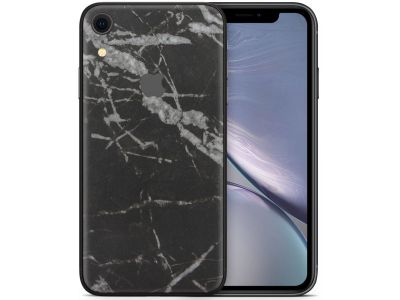 dskinz Smartphone Back Skin for Apple iPhone XR Black Marble