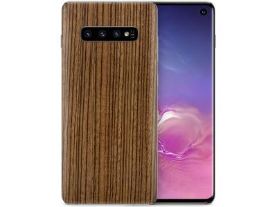 dskinz Smartphone Back Skin for Samsung Galaxy S10 Zebra Wood
