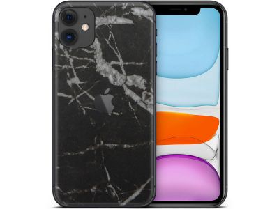 dskinz Smartphone Back Skin for Apple iPhone 11 Black Marble
