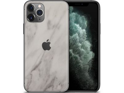 dskinz Smartphone Back Skin for Apple iPhone 11 Pro White Marble