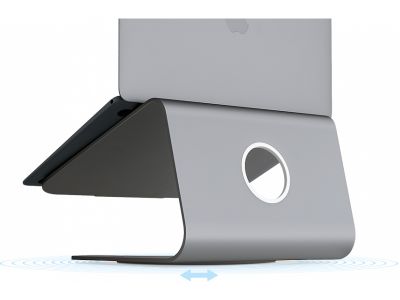 Rain Design mStand 360 Laptop Stand + Swivel Base - Grijs