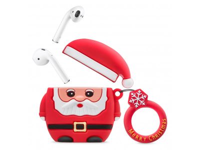 Xccess Shockproof Silicone Case with Hook for Apple Airpods Kerstman