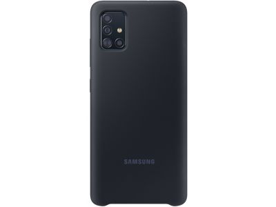 Samsung Siliconen Hoesje Galaxy A51 - Zwart