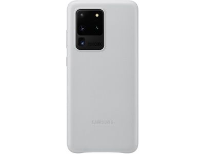 Samsung Leren Backcover Galaxy S20 Ultra/S20 Ultra 5G - Grijs