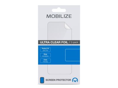 Mobilize Folie Screenprotector 2-pack Apple iPhone 12/12 Pro - Transparant