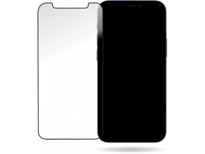 Striker Full Glue Ballistic Glas Screenprotector voor Apple iPhone 12 Mini - Zwart