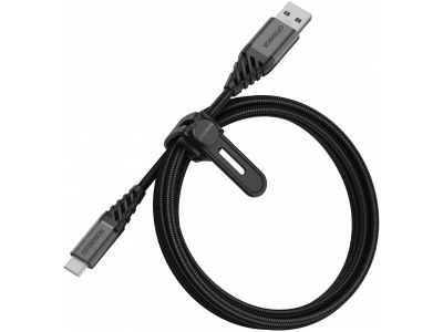 OtterBox Nylon Braided Charge/Sync Cable USB-C 1m Black