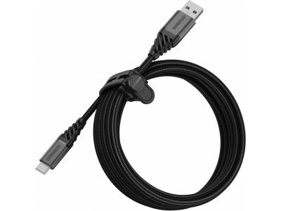 OtterBox Nylon Braided Charge/Sync Cable USB-C 3m Black