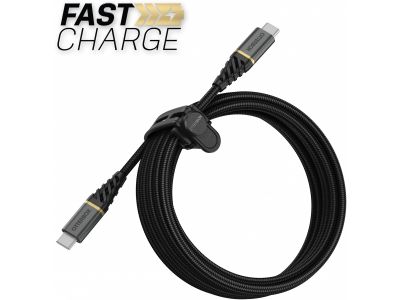 OtterBox Nylon Braided Charge/Sync Cable USB-C to USB-C 3m Black