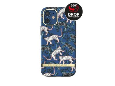 Richmond & Finch Freedom Series One-Piece Apple iPhone 12 Mini - Blauw Luipaard