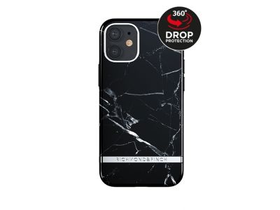 Richmond & Finch Freedom Series One-Piece Apple iPhone 12/12 Pro - Zwart Marmer