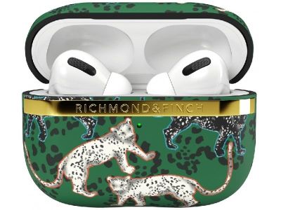 Richmond & Finch Freedom Series Apple Airpod Pro Green Leopard/Gold