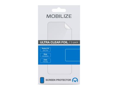 Mobilize Folie Screenprotector 2-pack Motorola Moto E7 - Transparant