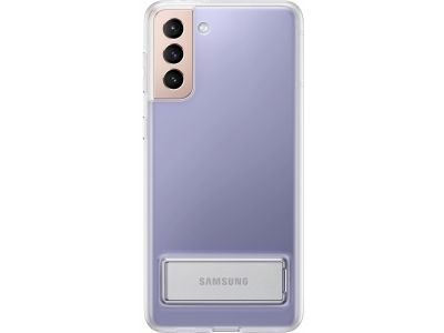 Samsung Clear Standing Cover Galaxy S21+ - Transparant