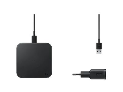 EP-P1300TBEGEU Samsung Wireless Qi Charger + Travel Adapter Black