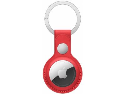 MK103ZM/A Apple Airtag Leather Keychain (PRODUCT) Red