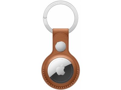 MX4M2ZM/A Apple Airtag Leather Keychain Saddle Brown