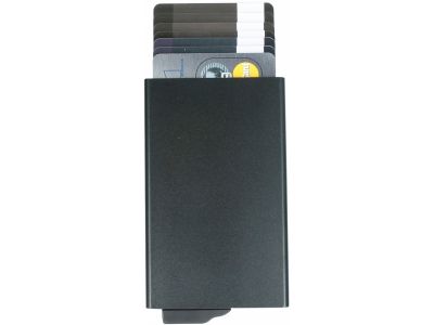 Valenta Aluminium Card Case Plus Black