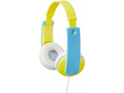 HA-KD7-YNE JVC Kids TinyPhones Headphone Yellow/Blue