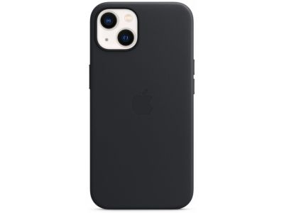 Apple Lederen Hoesje met MagSafe iPhone 13 - Zwart