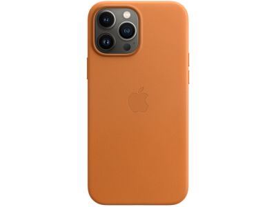 Apple Lederen Hoesje met MagSafe iPhone 13 Pro Max - Lichtbruin