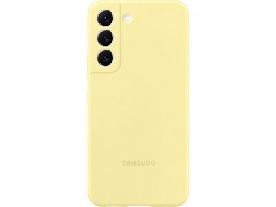 Samsung Siliconen Hoesje Galaxy S22 5G - Geel