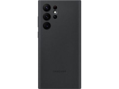 Samsung Siliconen Hoesje Galaxy S22 Ultra 5G - Zwart