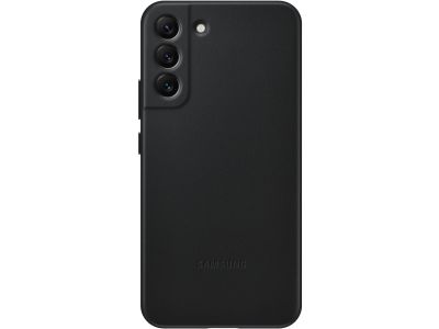 Samsung Lederen Cover Galaxy S22+ 5G - Zwart