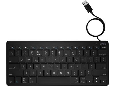 ZAGG Universal Wired Keyboard USB-A QWERTY Black