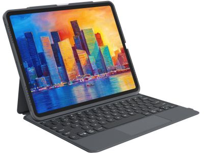 ZAGG Pro Keys Bluetooth Keyboard Case with TrackPad for Apple iPad 10.2 Serie AZERTY Black