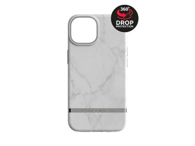 Richmond & Finch Freedom Series One-Piece Apple iPhone 14 - Wit Marmer